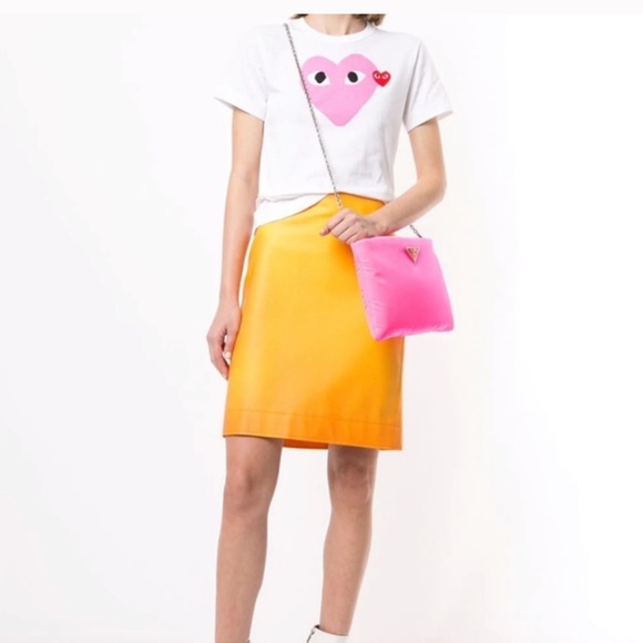 Comme des Garçons PLAY Tee Shirt Pink Heart - Picture 8 of 17